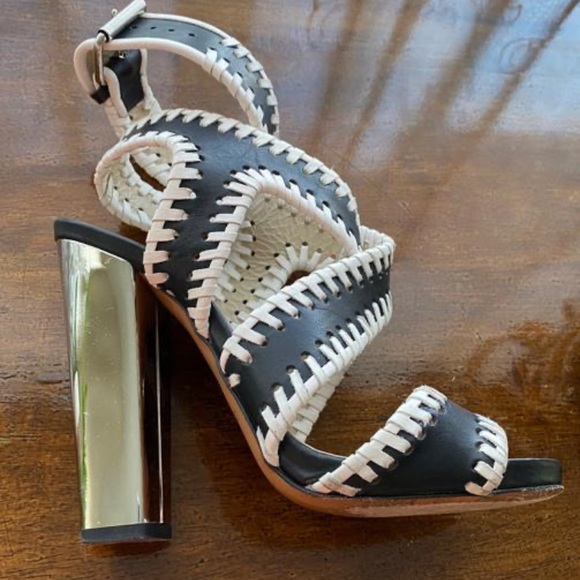 ETRO Mirrored Wraparound Sandals Size 7 - Picture 4 of 7